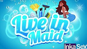 shy latina employee's curvy ass tempts sneaky anal