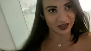 jhonny hot's first brazilian casting: latina slurps big cock clit tease