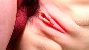 double anal toys stretch shaved fuck doll's tight ass closeup
