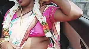 desi aunt's steamy car ride whispers dirty telugu secrets