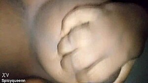 Raw black mama's huge tits in lesbian mommy action.