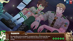 scoutmaster chats up game friends camp teen in episode 7 russian