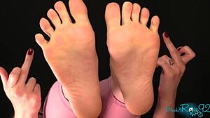 i love barefoot domination with my pierced tattoo milf feet