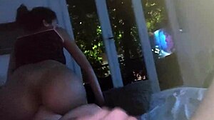 watch me get pussy eaten in this old anal creampie scene