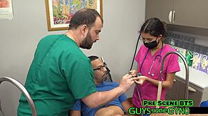 Angel Ramirez Cum Clinic Extraction Shaved Pussy