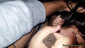 watching my stepsis's huge tits on tiktok?? i had to titfuck her and drain my cock!