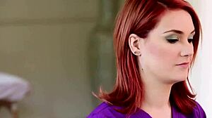 policewoman tempts masseuse with intimate oral uniform play