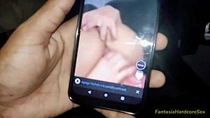 watching my stepsis's huge tits on tiktok?? i had to titfuck her and drain my cock!