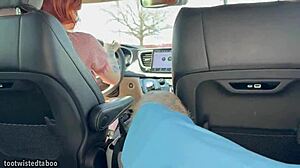 Explosive Cumshot! Step Son Bursts Pants On Soccer Ride Accident