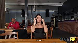 Shy Pov Brunette Girlfriend Cheats In Toilet With Stranger's Hard Pounding