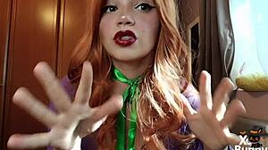 fourth week kinky halloween farts from busty romanian slave