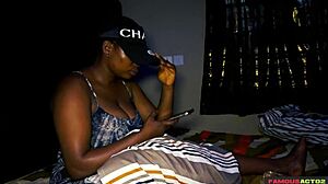 i wake up craving nigerian girls' wet pussies for morning interracial pounding cum on ass