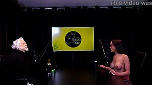 Morena Alice Vasconcelos Teases Big Tits No Anal Ride on Fat Guy