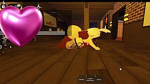 snowbunny meets monster bbc cock in roblox rough ride
