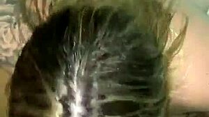 Latina deepthroats sloppy then swallows hot cum