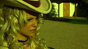 brooke ballentyne creampied deep in riding chaps anal cowgirl fury!