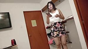 gracias candyboom, peruvian latina licks wet pussy to orgasm