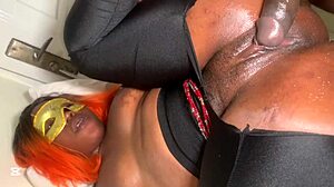 Muscular Neighbors FUCK on Desk She Screams Farting Loud!