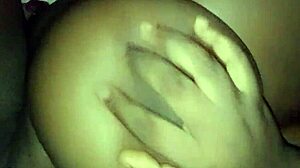 Raw black mama's huge tits in lesbian mommy action.