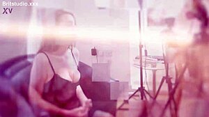 college teen slut plugs ass teasing in uniform next door