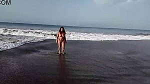 Stepmom tempts stepson: Nude beach photoshoot? Bend over my wet hairy pussy now