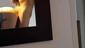 waitress secretly catches latina lovers fucking hidden