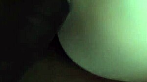 Annika wraps luscious lips tightly around thick black cock eagerly