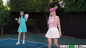 wanna play pickleball then jump into stepfamily foursome fuckfest?
