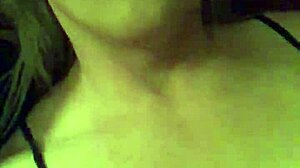 sophie clover shows off her beautiful face while stroking hard shemale cock in casual tease