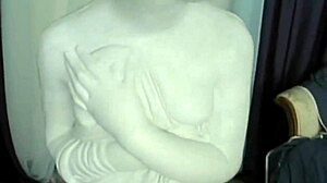 girl next door in bikini caught giving natural tits blowjob to neighbor