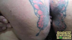 bbw hotwife mary butterfly dances brazilian carnaval