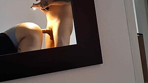 waitress secretly catches latina lovers fucking hidden