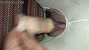 Pretty shaved pussy gets wet creampie deep inside