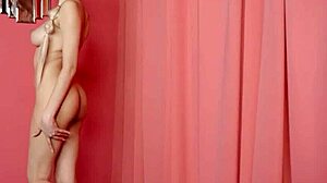 scarlett bloom strips big tits in playboy solo softcore