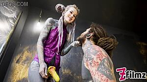 i peg this tattooed worker's ass till he drips cumshots dominating hard