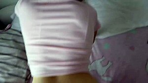 Cute NANNY'S pink PUSSY fucked by BOSS for raise