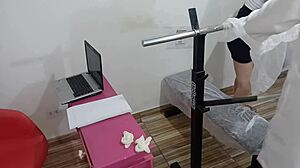 i get examined deep by naughty gynecologist in hospital