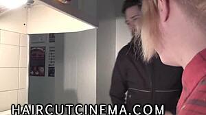 shave it all off while i spank you bound in the cinema chair