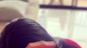 Amateur Wife Devours Neighbor's Huge Cock in Cuckold Action Nysdel