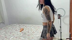 influencer teen's tight pink pussy gets pounded 😍🍑