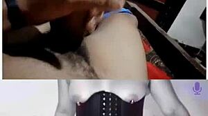 latina milf toys shaved pussy webcam