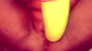 wet chubby indian desi bhabhi masturbates juicy pussy on fat monster cock