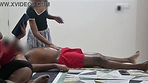 happy ending massage explodes in front of shocked lady!