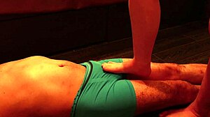 【young office lady crushes bulging cock like trash under her heels】