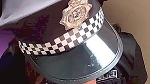 petite latina cop's juicy ass bent over in uniform photoshoot