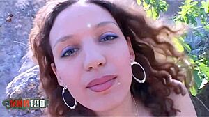 Young Arab Squirts Hard From Rough Outdoor Pussy Fuck