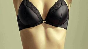 Sweet lingerie models pose barefoot in panties