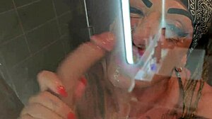 i pound milf's huge tits and ass in milk bath with deep anal squirting