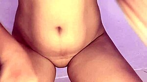 Public Cucumber Fills Pussy Till Juicy Cum Squirt Erupts