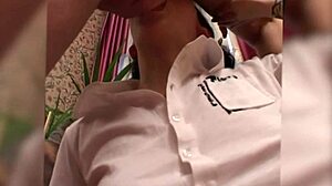 oh man alise the hot brunette toes milkin giorgios shaft cowgirl style gets me goin